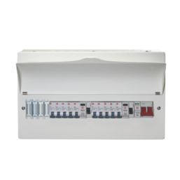 Wylex  21-Module 14-Way Populated High Integrity Main Switch Consumer Unit with SPD