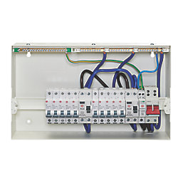 Wylex  21-Module 14-Way Populated High Integrity Main Switch Consumer Unit with SPD
