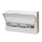 Wylex  21-Module 14-Way Populated High Integrity Main Switch Consumer Unit with SPD