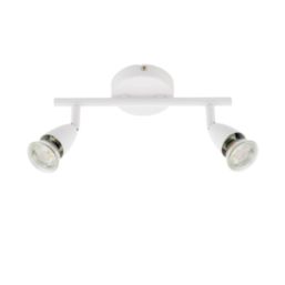 Saxby Amalfi Bar 2-Light Spotlight Gloss White