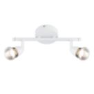 Saxby Amalfi Bar 2-Light Spotlight Gloss White