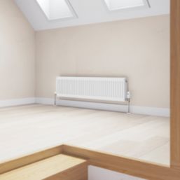 Flomasta 300mm x 1200mm 2130BTU White Type 11 Convector Radiator