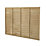 Forest Super Lap  Fence Panels Natural Timber 6' x 5' Pack of 5