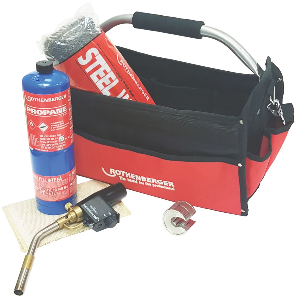 Rothenberger - ULTIMATE Plumbers Tool Bag Kit 6 Soldering Kit