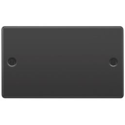 LAP  2-Gang Blanking Plate Black Nickel