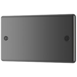 LAP  2-Gang Blanking Plate Black Nickel