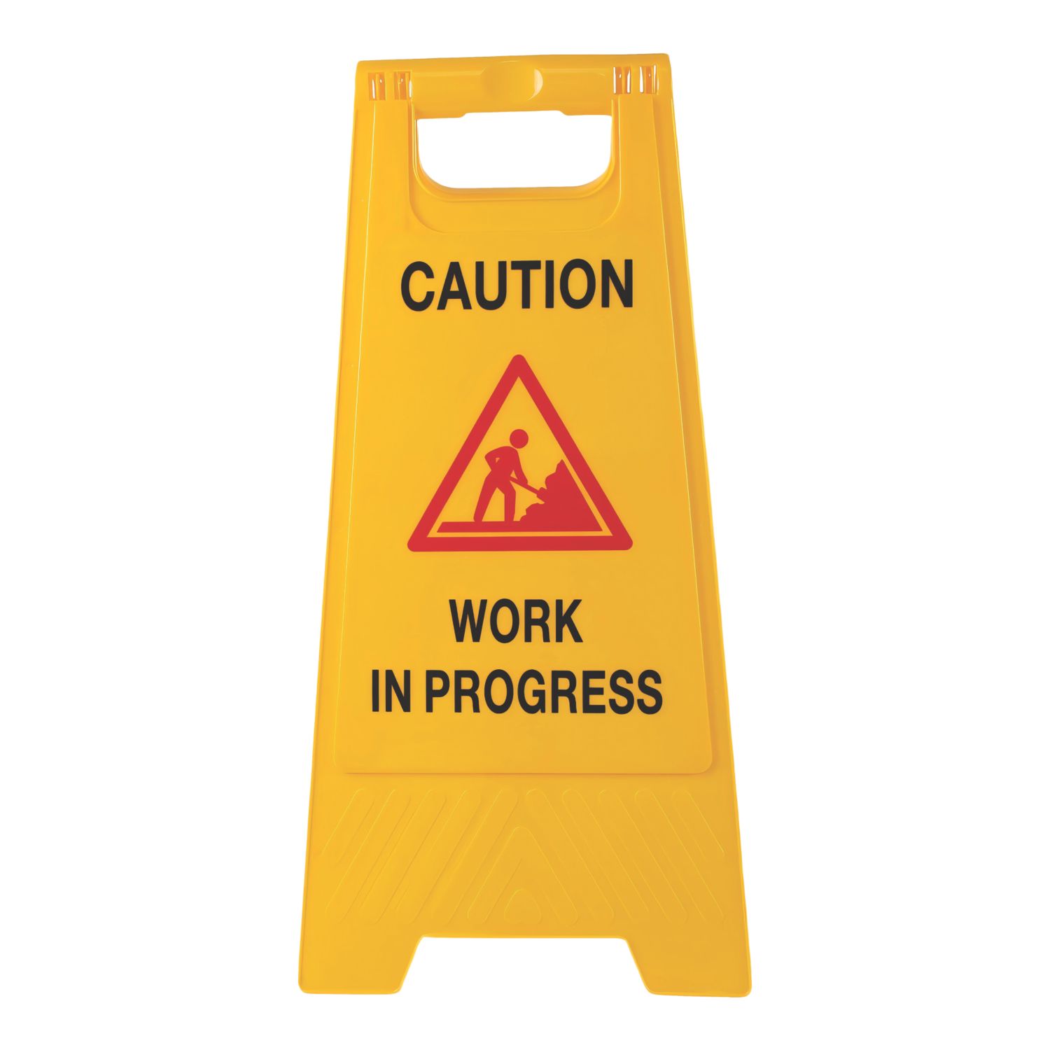 Essentials Caution Work In Progress A-Frame Safety Sign 600mm x 290mm (606AK)