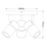 LAP Telloy Round 3-Light Bathroom Spotlight Black