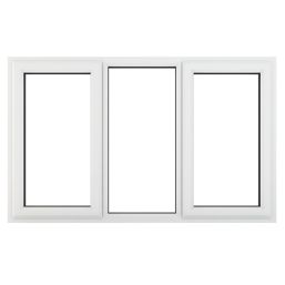Crystal  Left & Right-Hand Opening Clear Triple-Glazed Casement White uPVC Window 1770mm x 1040mm