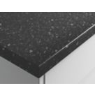 Wilsonart  Black Slate Laminate Kitchen Worktop 3000mm x 600mm x 38mm