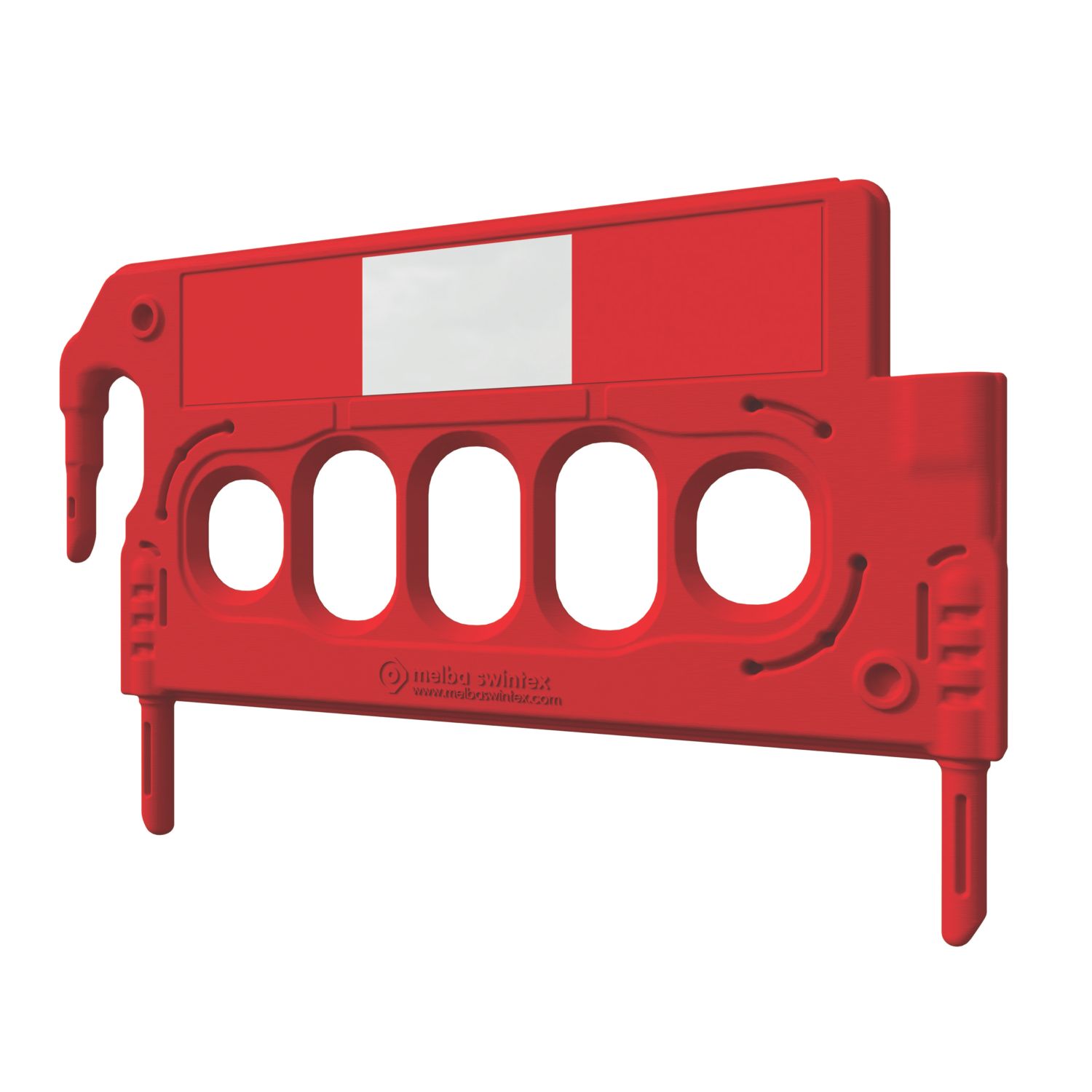 Melba Swintex Mini Double Top 2DTMINIR Barrier Red/White 1115mm (606RE)