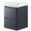 Wall-Hung Vanity Unit & Basin Matt Indigo 500mm x 460mm x 662mm
