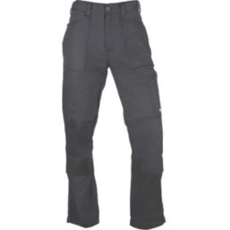 Dickies Action Flex Work Trousers Black 30" W 32" L