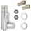 Highlife Bathrooms ASP Exposed Single Outlet Thermostatic Chrome Compact Vertical Bar Shower Valve