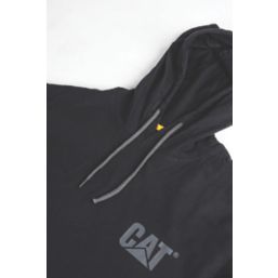 CAT Hooded Long Sleeve Shirt Black X Large 46-48" Chest