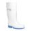 Dunlop Acifort Classic+ Size 11  White Waterproof Steel Toe Cap Safety Wellies