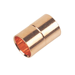 Flomasta  Copper End Feed Equal Couplers 10mm 20 Pack
