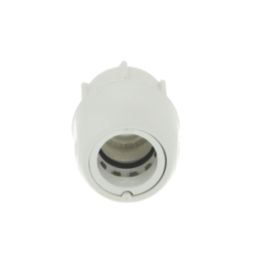 Hep2O Hand-Titan Plastic Push-Fit Straight Tap Connector 22mm x 3/4"