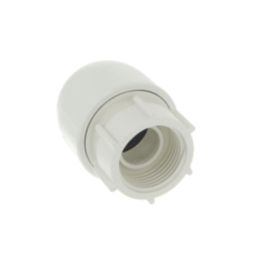 Hep2O Hand-Titan Plastic Push-Fit Straight Tap Connector 22mm x 3/4"