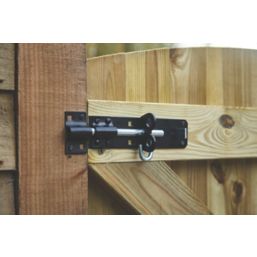 Brenton Gate Bolt Black 179mm - Screwfix