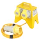 Carroll & Meynell 32A 2-Way Splitter Distribution Unit 5m 110V