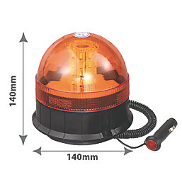 Maypole Amber Magnetic LED Beacon 40 x 3W 200mm