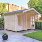 Shire Cannock 10' x 8' (Nominal) Apex Timber Log Cabin
