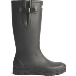 Hunter Field Downpour Adjustable  Size 11  Black Non Safety Wellies