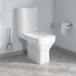Swirl Swindale Soft-Close Vortex Rimless Toilet with Cistern Dual-Flush 4.5Ltr