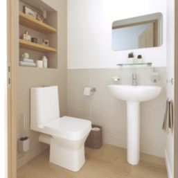 Swirl Swindale Soft-Close Vortex Rimless Toilet with Cistern Dual-Flush 4.5Ltr
