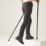 Regatta Highton II Womens Stretch Trousers Black Size 10 29" L