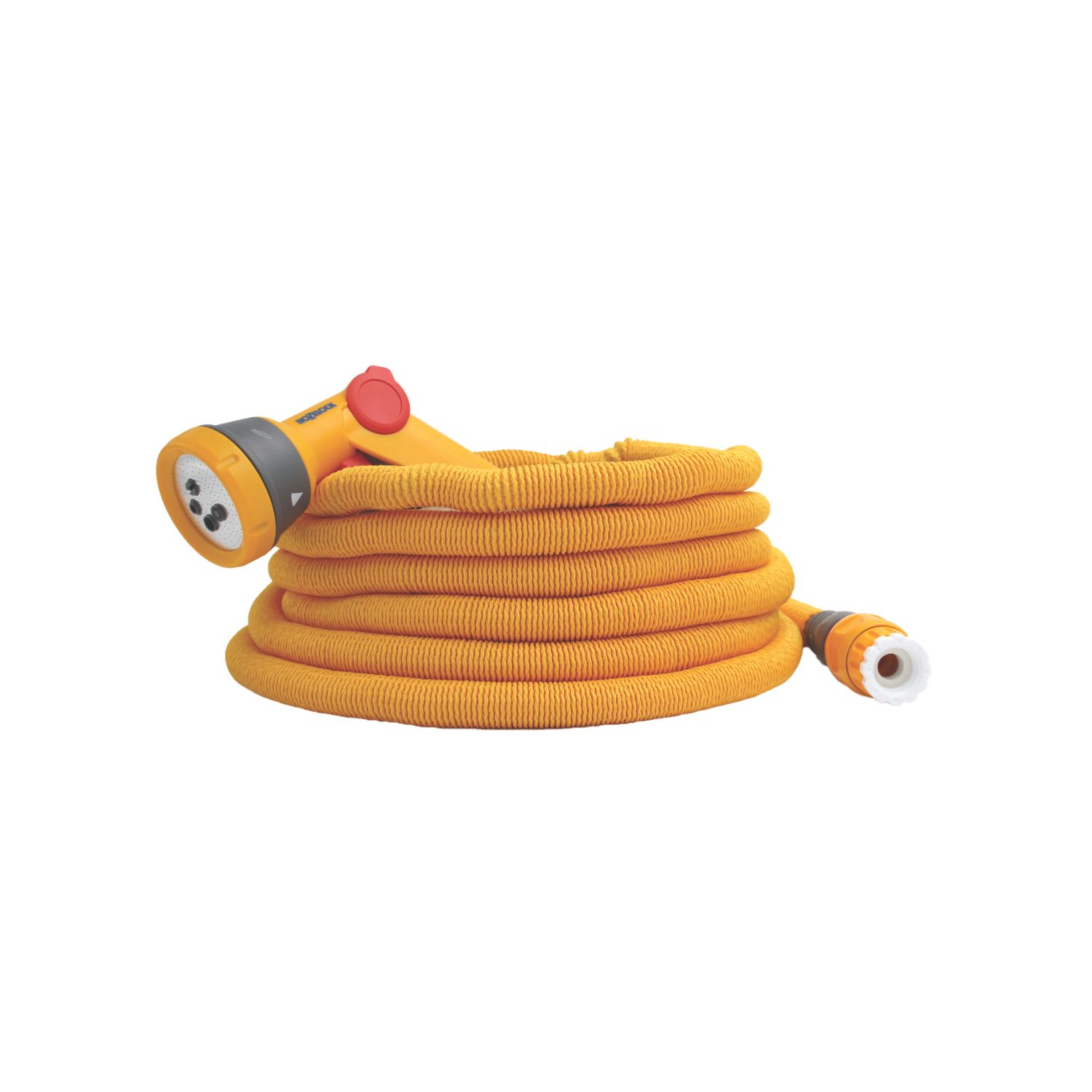 Hozelock Wonderhoze 15m Expandable Garden Hose with Multi-Spray Gun 5 Pieces (607EN)