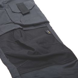Apache ATS 3D Stretch Work Trousers Black/Grey 38" W 33" L