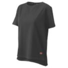 Scruffs Trade Short Sleeve Womens Work T-Shirt Black Size 10