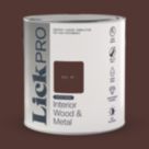 LickPro 2.5Ltr Red 07 Satin Water-Based Trim Paint