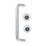 Eclipse 24705 Fire Rated Commercial Medium Duty Door Pack Single Satin Anodised Aluminium