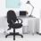 Nautilus Designs Java 200 Medium Back Task/Operator Chair Fixed Arms Black