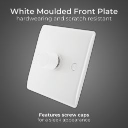 British General 800 Series 1-Gang 2-Way LED Dimmer Switch  White