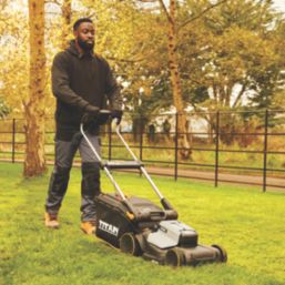 Titan  36V 1 x 4.0Ah Li-Ion TXP Brushless Cordless 37cm Rotary Lawn Mower