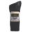 SockShop  Heavy Duty Safety Boot Socks Black 4-8 3 Pairs