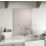 Laura Ashley Mr Jones Dove Grey Self-Adhesive Glass Kitchen Splashback 600mm x 750mm x 6mm
