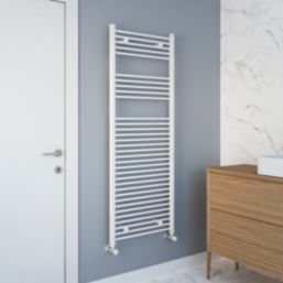 Flomasta 1600mm x 600mm 2783BTU White Flat  Towel Radiator