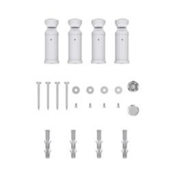 Flomasta 1600mm x 600mm 2783BTU White Flat  Towel Radiator