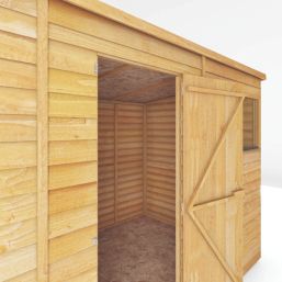 Mercia Value 10' x 6' (Nominal) Pent Overlap Timber Shed