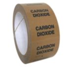 Essentials Carbon Dioxide Pipe Marking Tape Brown 33m x 50mm