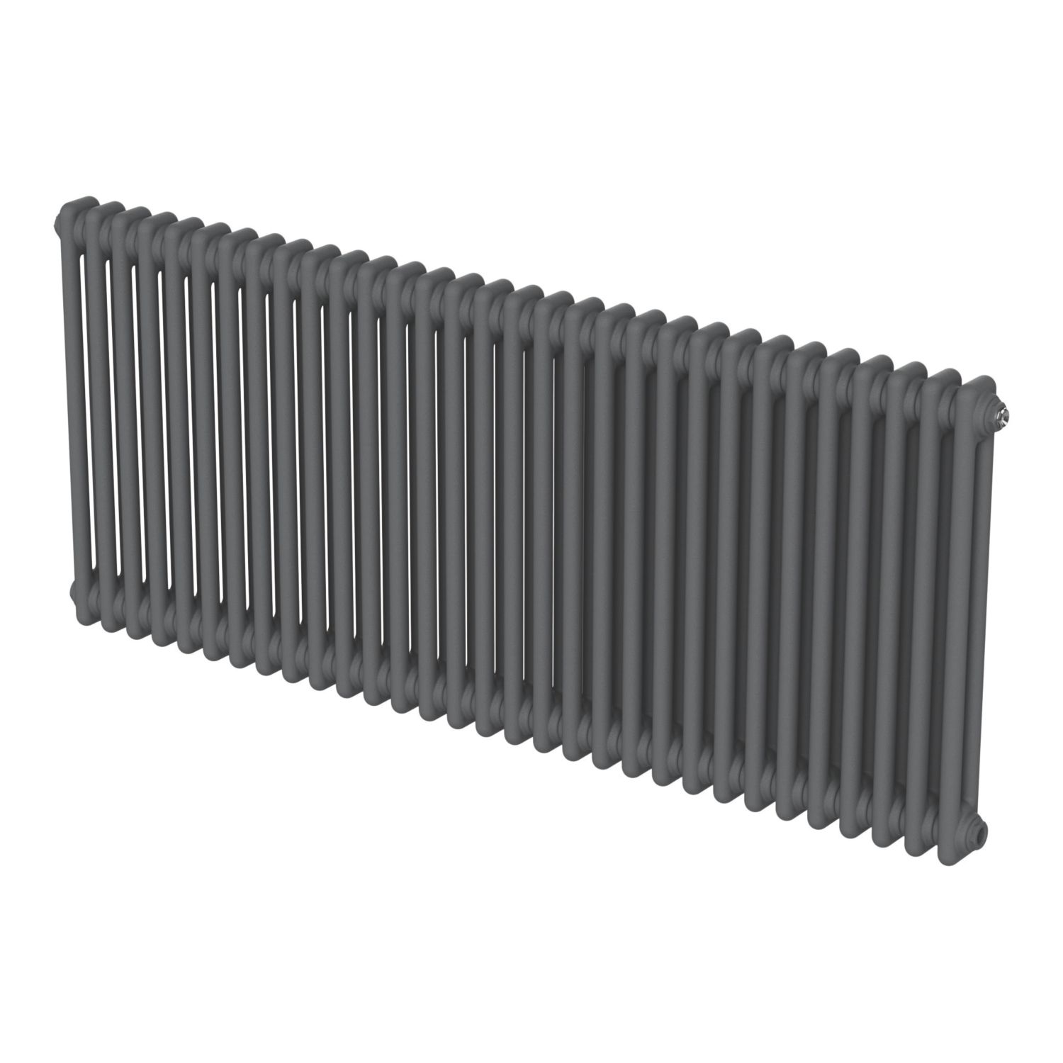 Flomasta 600mm x 1415mm 4978BTU Anthracite Horizontal 2 Column Radiator (608AH)