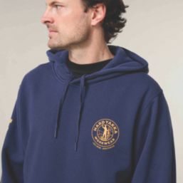 Hard Yakka Heritage Hooded Sweatshirt Navy Medium 29.5" Chest