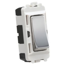 Knightsbridge  20AX Grid Intermediate Switch Polished Chrome
