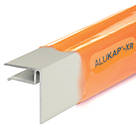 ALUKAP-XR White 10mm Sheet End Stop Bar 3000mm x 40mm