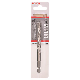 Bosch Brad Point Wood Drill Bit with Hex Shank 8mm x 75mm